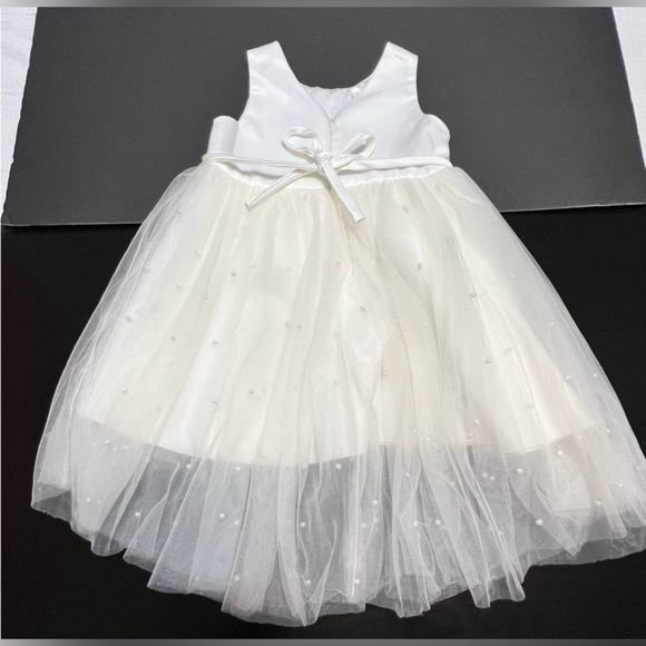 American Princess White Dress with Pearl Details - Picture 2 of 13